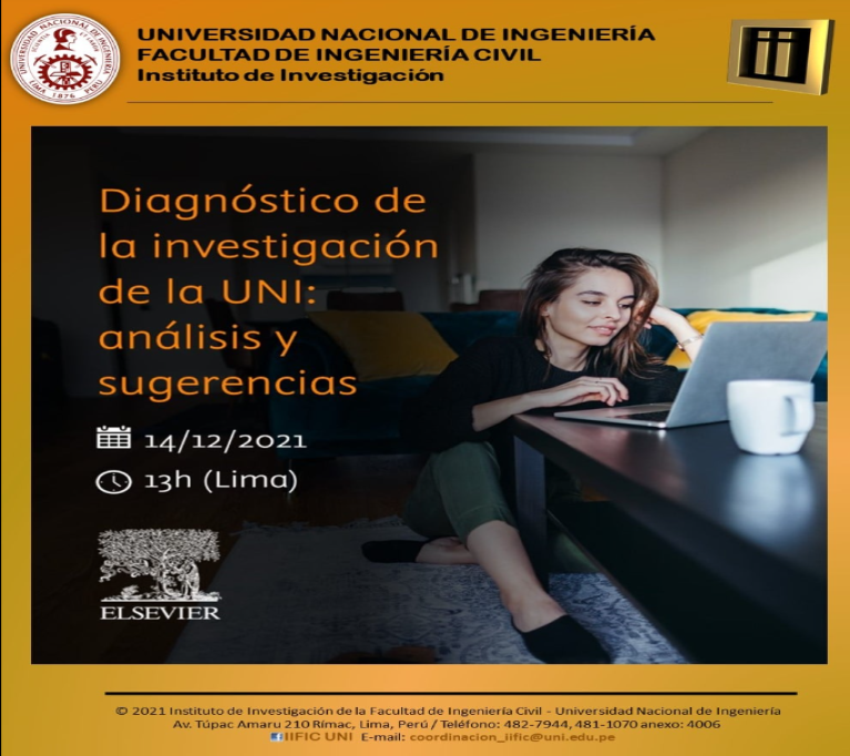Charla ELSEVIER: Diagnostico de la Investigación de la UNI, análisis y sugerencias